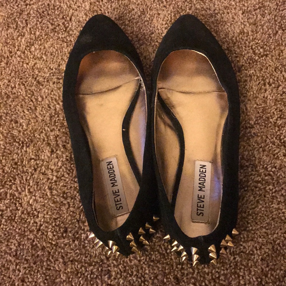 Steve Madden studded flats